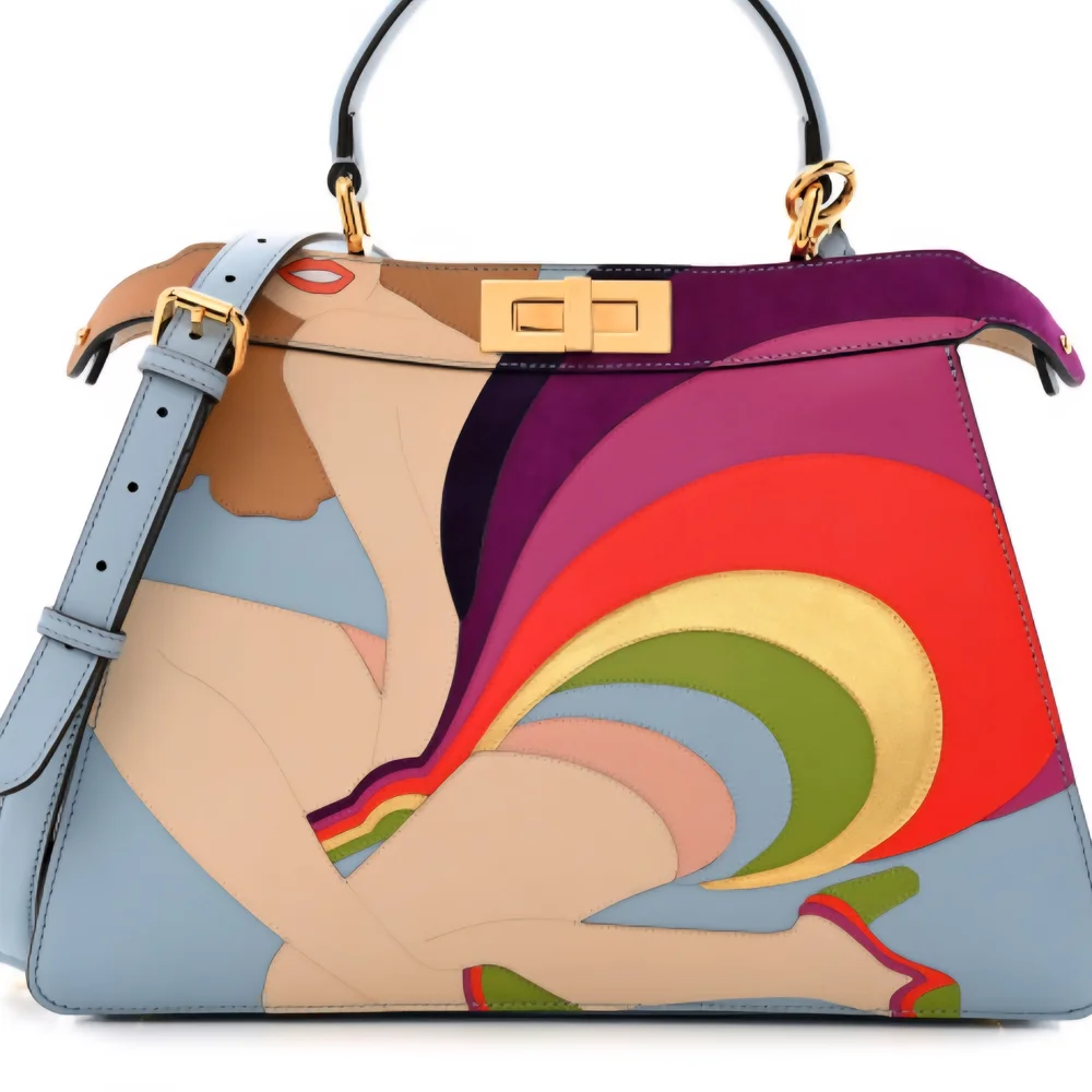 Colorful Designer Women's Bag Pickaboo Cop Fendi(vacation till Aug 20th)